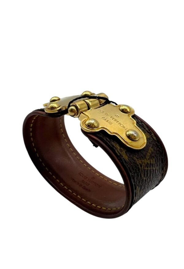 LOUIS VUITTON - SAVE LOCK IT BRACELETE MONOGRAM - Image 6